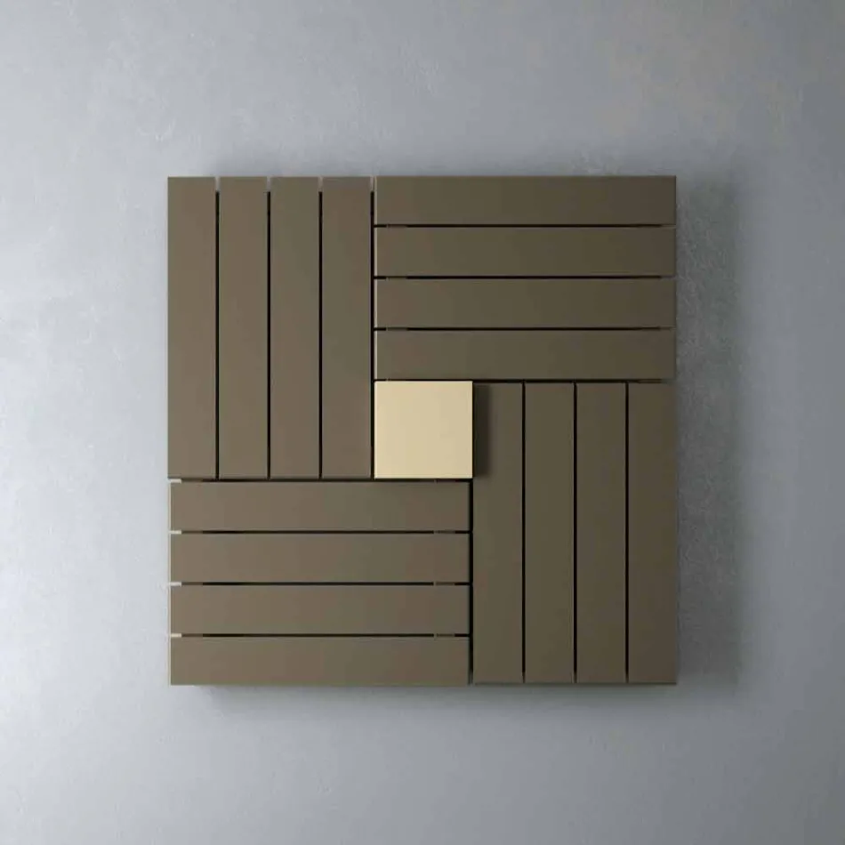 Quadrado design hidráulico guarnição feita na Itália Square Scirocco H Viadurini