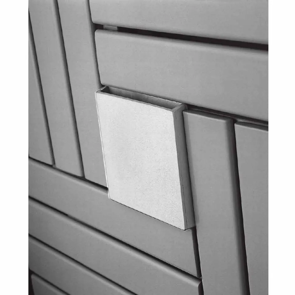 Quadrado design hidráulico guarnição feita na Itália Square Scirocco H Viadurini