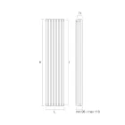 Radiador Hidráulico Fabricado com Estrutura em Aço Carbono - Sorvete Viadurini