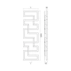 Radiador Hidráulico Fabricado em Aço Inoxidável Fabricado na Itália - Forno Viadurini
