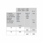 Radiador Hidráulico de Parede de Design Moderno de até 1224 Watt - Regolo Viadurini