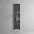 Radiador Lux Mixed com toalheiro em aço, fabricado na Itália. Viadurini