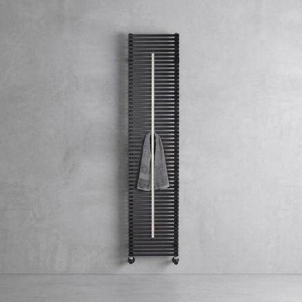 Radiador Lux Mixed com toalheiro em aço, fabricado na Itália. Viadurini