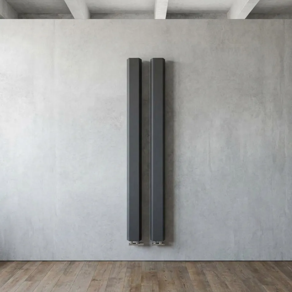 Ember - Radiador horizontal ou vertical em aço, fabricado na Itália. Viadurini