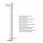 Radiador Aquecedor de Toalhas Projeto Quadrado do Banheiro em Aço 412 W - Torre Viadurini
