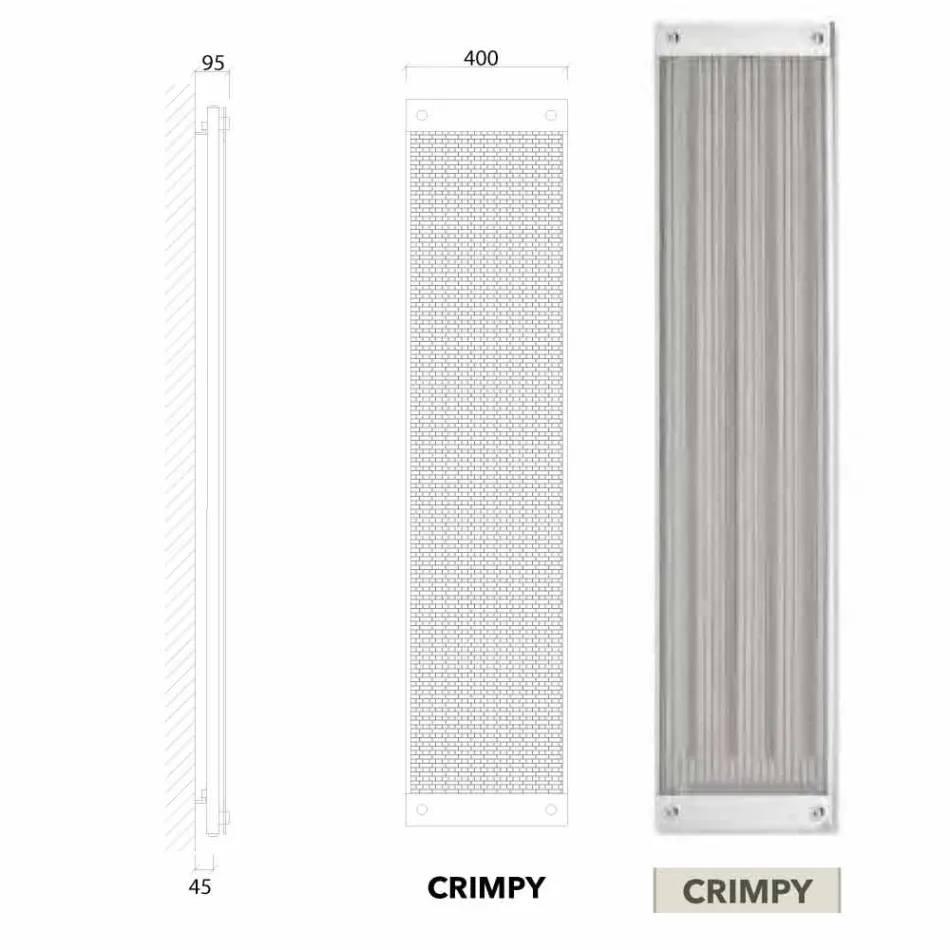 Moderno moderno Hidráulico Design Moderno Termômetro Vestido por Scirocco H Viadurini