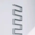 Thermowell hidráulico vertical acabamento cromado Snake by Scirocco H Viadurini