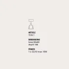 Toscot Piastra artesanal terracota arandela de parede 1 luz direcional Viadurini