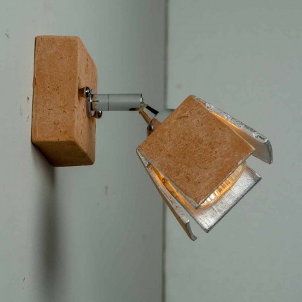 Toscot Piastra artesanal terracota arandela de parede 1 luz direcional Viadurini