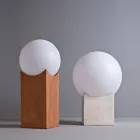 Poste de luz exterior de terracota Toscot Atlante feito na Toscana Viadurini