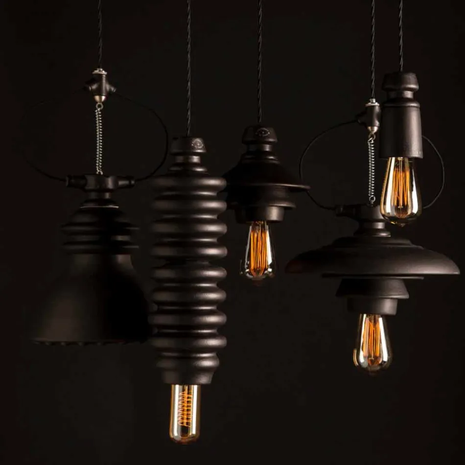 Toscot Battersea lâmpada suspensa com placa de terracota Viadurini