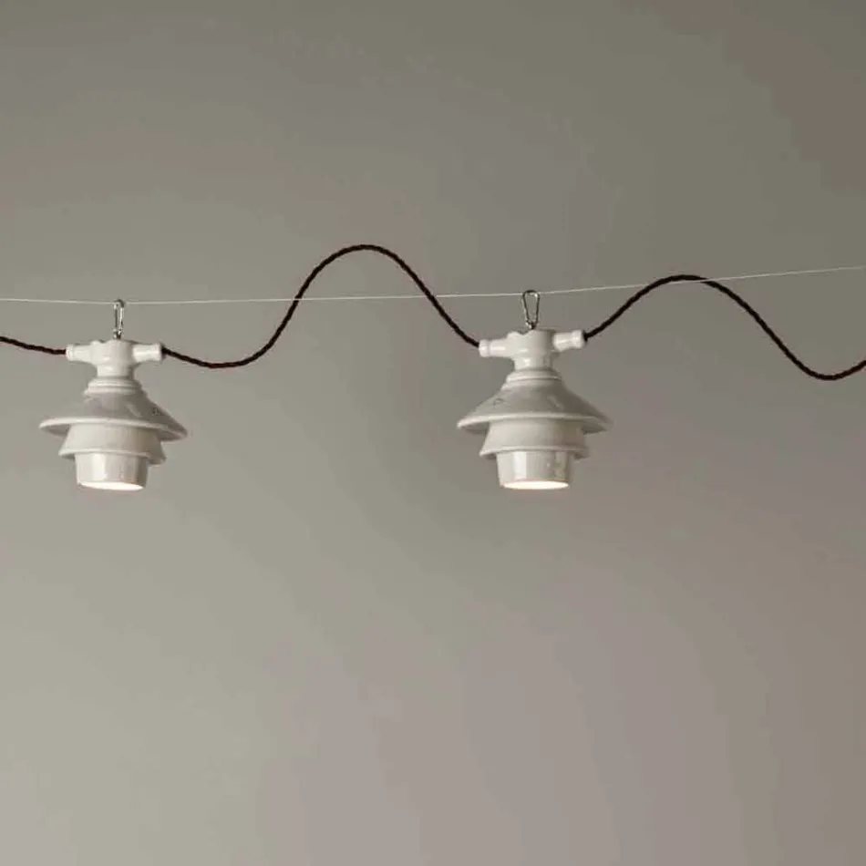 Toscot Battersea lâmpada suspensa com placa de terracota Viadurini