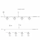 Rosette toscot Battersea grande teto para composições Viadurini