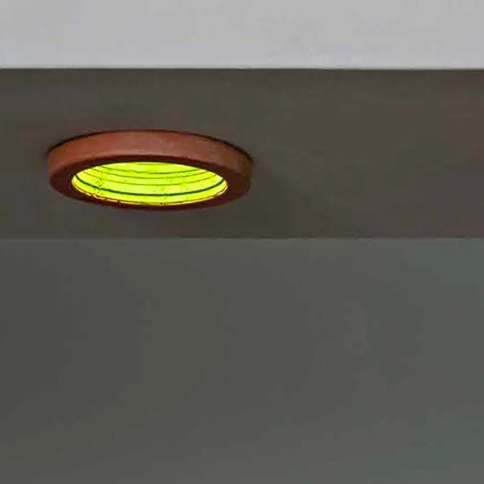 Toscot Carso farol embutido Ø23 cm fabricado na Toscana Viadurini