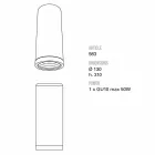 Candeeiro tecto toscot Carso grande Ø13 x A 31 cm made in Tuscany Viadurini