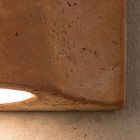 Candeeiro de parede em terracota Toscot Lido para interior e exterior fabricado em Itália Viadurini