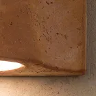 Candeeiro de parede em terracota Toscot Lido para interior e exterior fabricado em Itália Viadurini