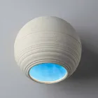 Candeeiro de tecto Toscot Newton / apliques de terracota oblíquos Viadurini