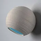 Candeeiro de tecto Toscot Newton / apliques de terracota oblíquos Viadurini