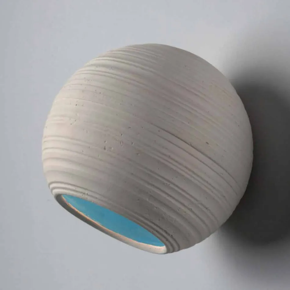 Candeeiro de tecto Toscot Newton / apliques de terracota oblíquos Viadurini