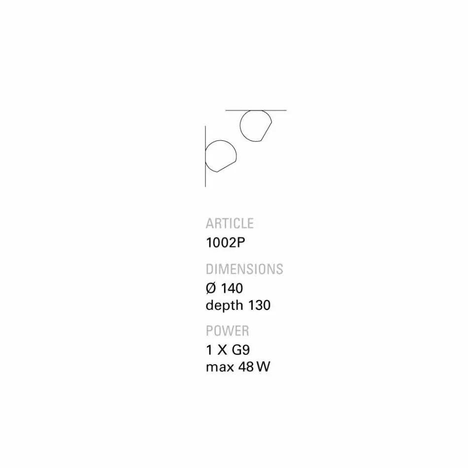 Candeeiro de tecto Toscot Newton / apliques de terracota oblíquos Viadurini
