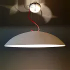 Lâmpada de suspensão oval Toscot Notorius feita na Toscana Viadurini