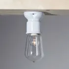 Toscot Novecento candeeiro de teto contemporâneo em terracota e vidro Viadurini