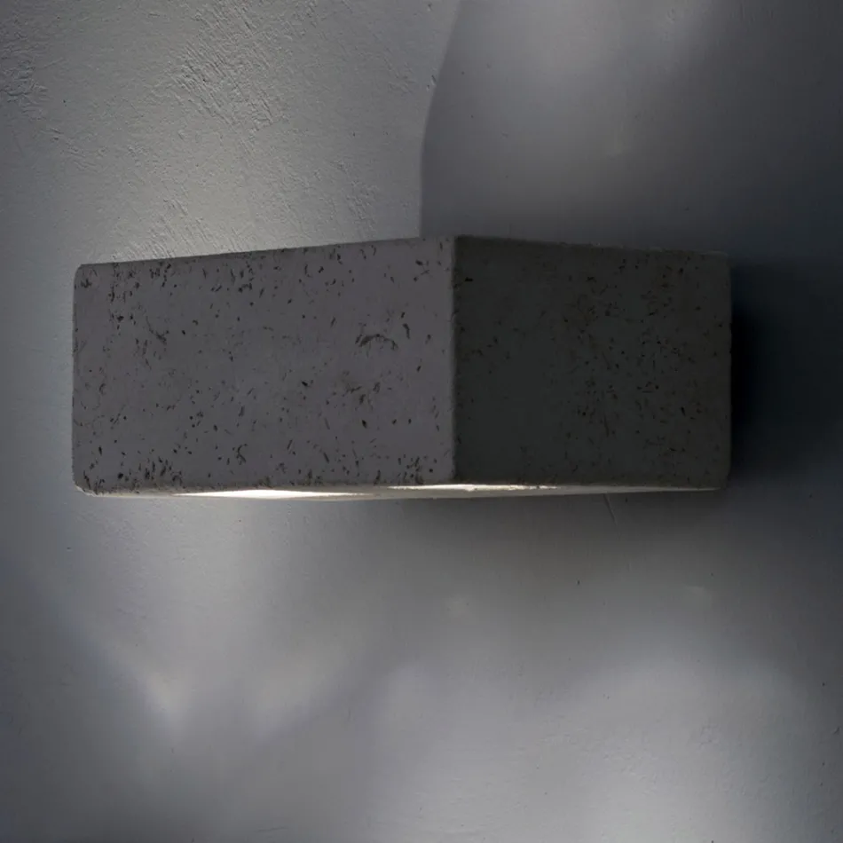 Toscot Smith Aplique LED de terracota para jardim, fabricado na Toscana Viadurini