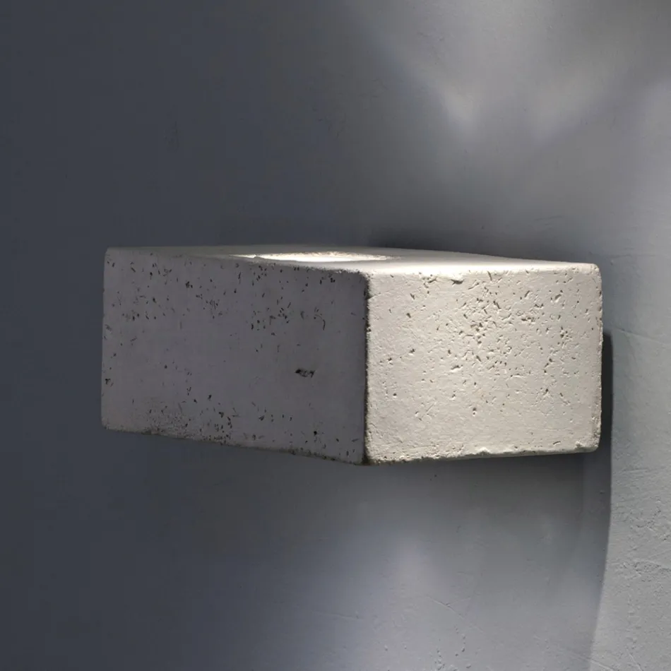 Toscot Smith Aplique LED de terracota para jardim, fabricado na Toscana Viadurini