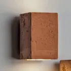 Aplique LED de jardim feito à mão em terracota Toscot Smith Viadurini