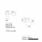 Teto de Swot Toscot / lâmpada de parede feita na Toscana Viadurini