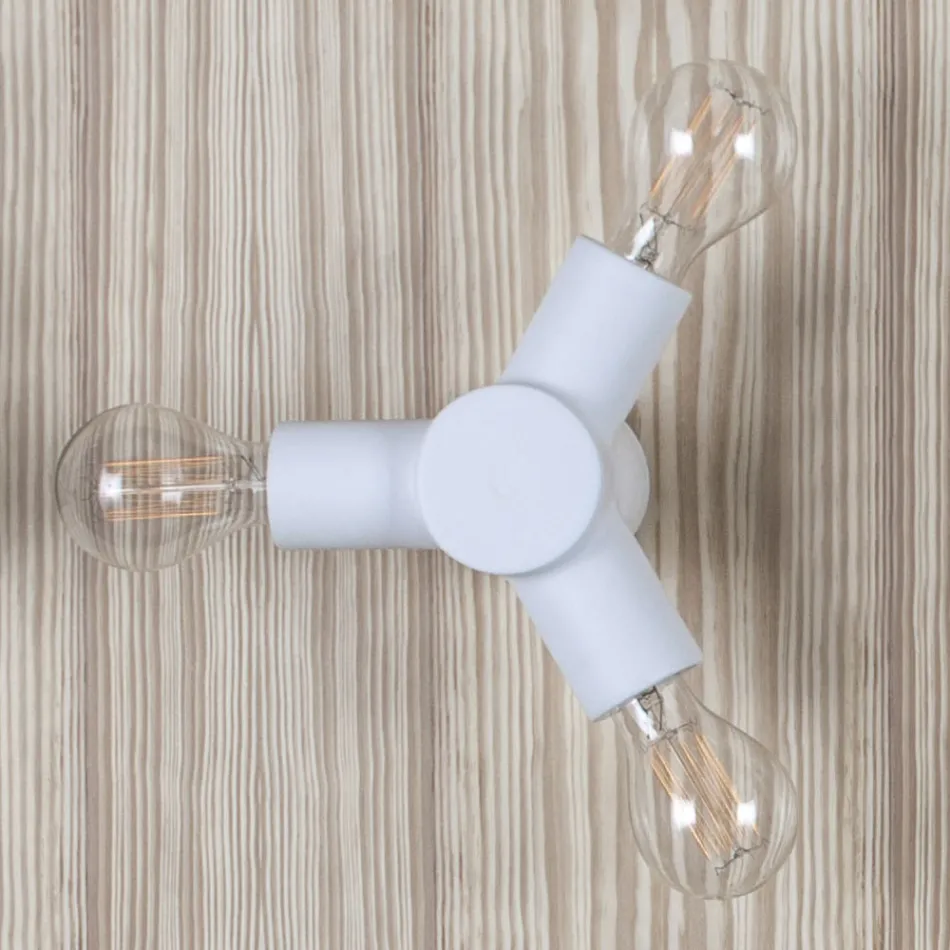 Candeeiro de parede Toscot Traffic em metal e cerâmica fabricado na Toscana Viadurini