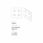 Lâmpada de parede projeto Toscot Vivaldi em terracota feita na Itália Viadurini