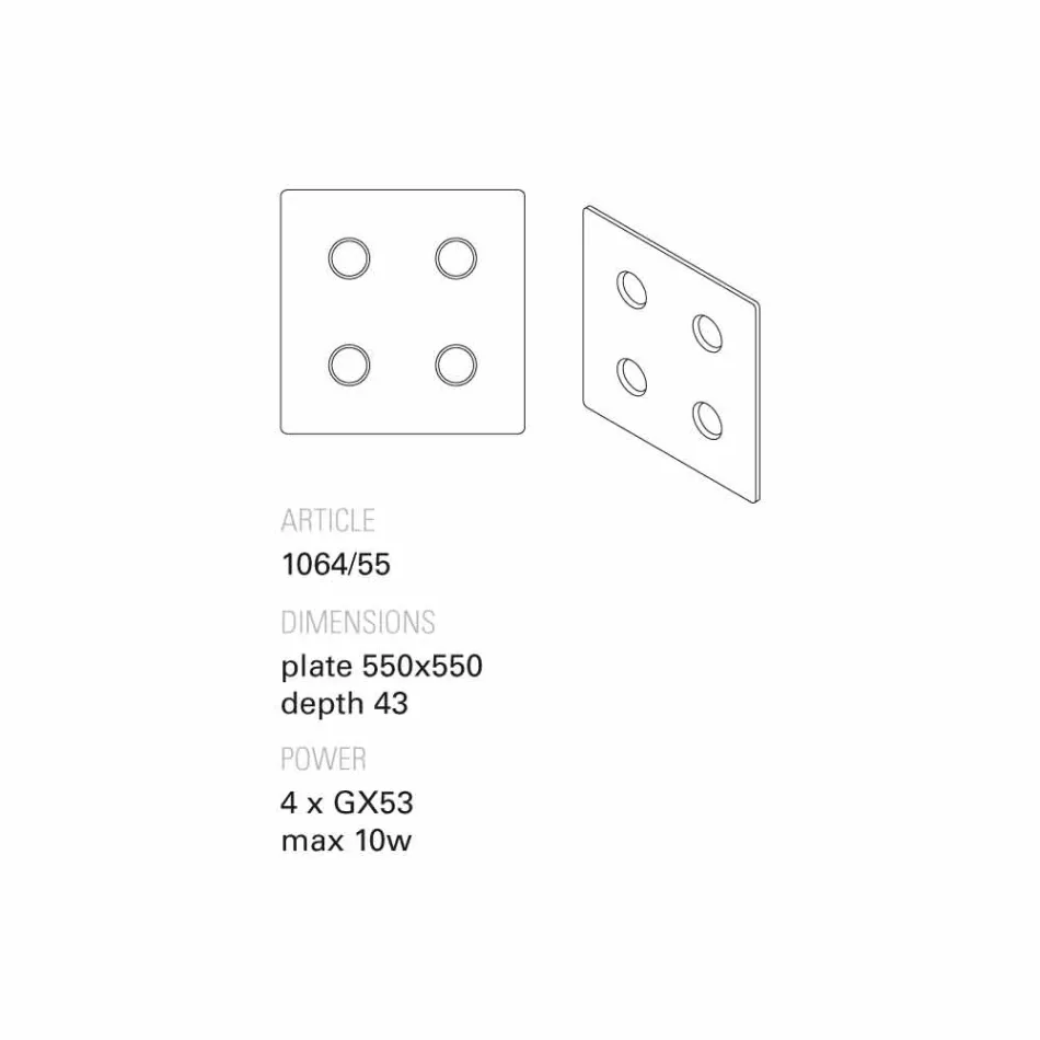 Lâmpada de parede projeto Toscot Vivaldi em terracota feita na Itália Viadurini