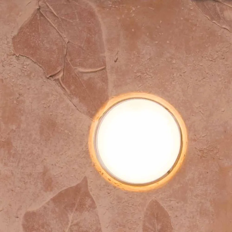 Lâmpada de parede projeto Toscot Vivaldi em terracota feita na Itália Viadurini