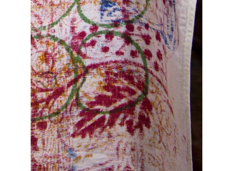 Toalha de mesa de algodão artesanal Impressão artesanal de uma peça - Marcas Viadurini