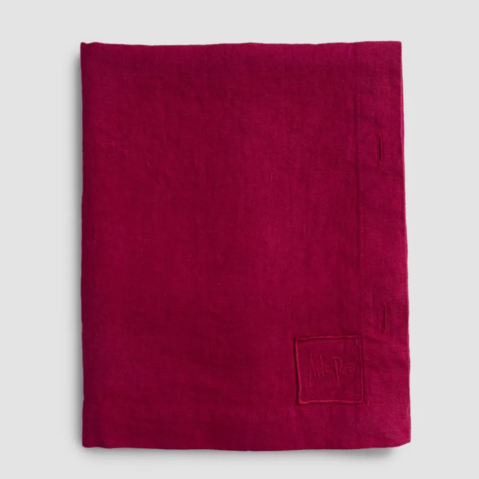 Toalha de Mesa Modular em Linho Colorido com Casas de Botão e 10 Botões - Mediterrâneo Viadurini