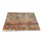 Toalha de mesa de arte italiana com uma peça de algodão estampado à mão - Marcas Viadurini