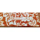 Toalha de mesa de artesanato italiano 100% linho com impressão à mão Viadurini