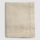 Toalha de Mesa Retangular de Linho com Casas de Botão e 10 Botões, Luxo - Mediterrâneo Viadurini