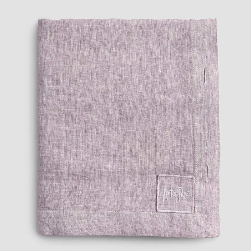 Toalha de Mesa Retangular de Linho com Casas de Botão e 10 Botões, Luxo - Mediterrâneo Viadurini