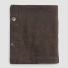 Toalha de Mesa Retangular de Linho com Casas de Botão e 12 Botões Luxo - Mediterrâneo Viadurini