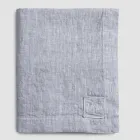 Toalha de Mesa Retangular de Linho com Casas de Botão e 12 Botões Luxo - Mediterrâneo Viadurini