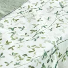 Toalha de Mesa de Linho Estampada com Delicada Fantasia Vegetal Fabricada na Itália - Veludo Viadurini
