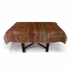 Toalha de mesa artesanal italiana de alta qualidade em algodão estampado à mão - marcas registradas Viadurini