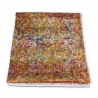 Toalha de mesa artesanal italiana de alta qualidade em algodão estampado à mão - marcas registradas Viadurini