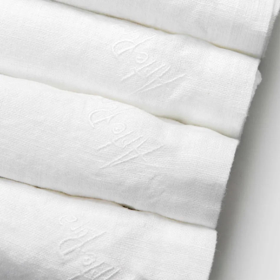 Guardanapos de Mesa 6 Peças de Design Refinado Made in Italy - Virtu Viadurini