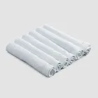 Guardanapos de Linho Pesado com Borda Dobrada, Várias Cores, 6 Peças - Onestini Viadurini
