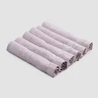 Guardanapos de Linho Pesado com Borda Dobrada, Várias Cores, 6 Peças - Onestini Viadurini