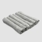 Guardanapos de Linho Pesado com Borda Dobrada, Várias Cores, 6 Peças - Onestini Viadurini